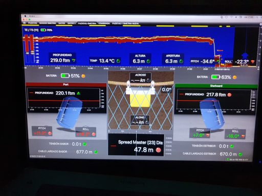 Trawl Motion autotrawl auto trawl control automatico maquinilla winch trawl xs wire counter medidor cable